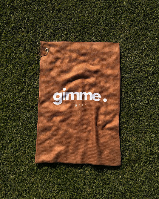 Gimme Golf Towel - Brown